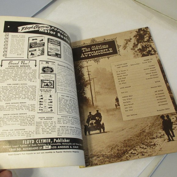 Vintage 1951 Oldtime Old Time Auto Automobile CAR Book Fawcett  Paperback - Picture 5 of 11